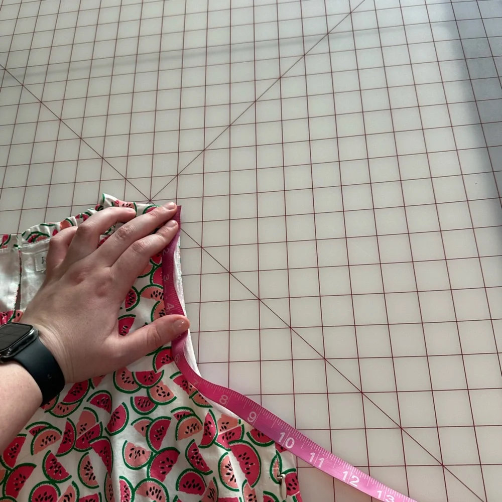 J.Crew size 4 white and pink watermelon summer pattern flowy dress